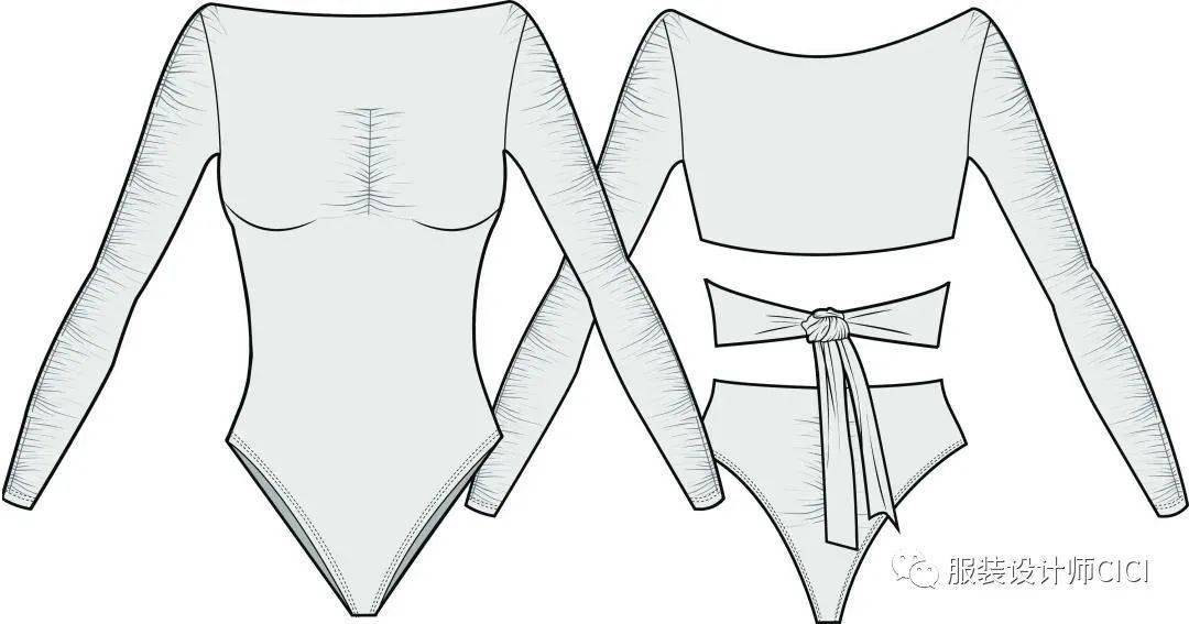 设计 内衣/胸衣——服装款式图&效果图设计！
