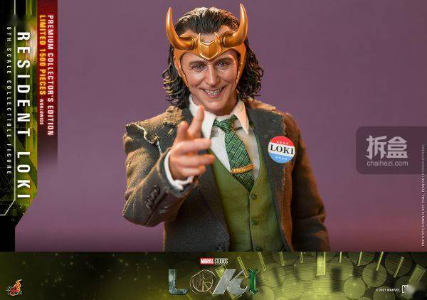 珍藏版HOTTOYS 1/6 洛基 总统洛基LOKI TMS066 1/6可动人偶