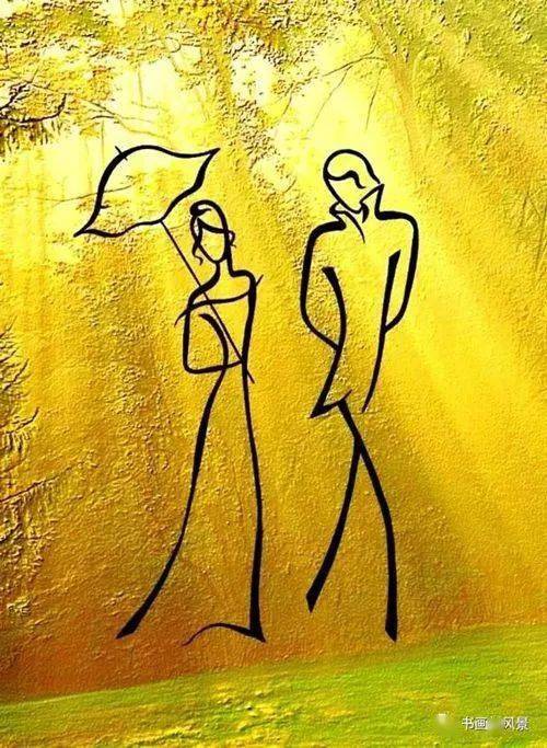 做个极简的人_油画_中国画_作品