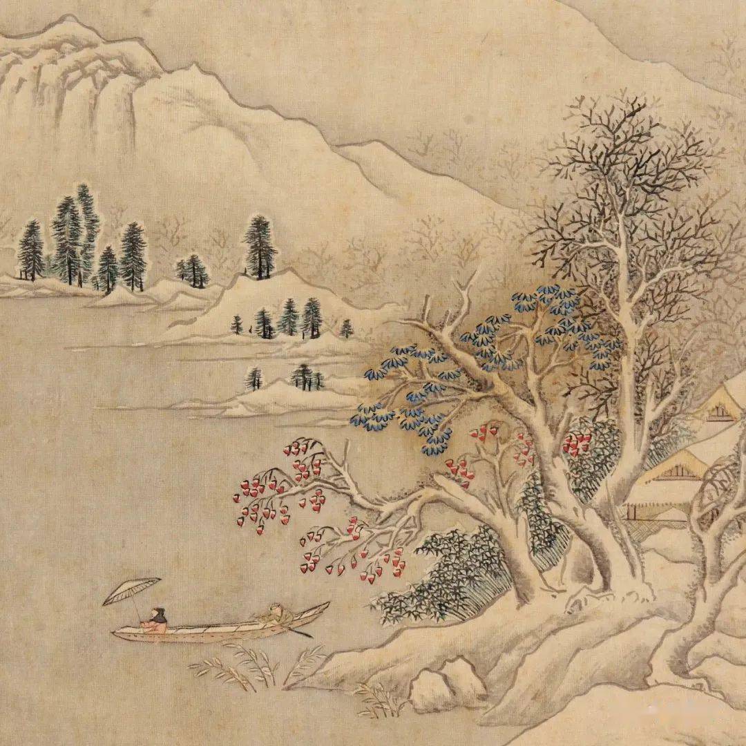 文徵明青绿工笔山水册
