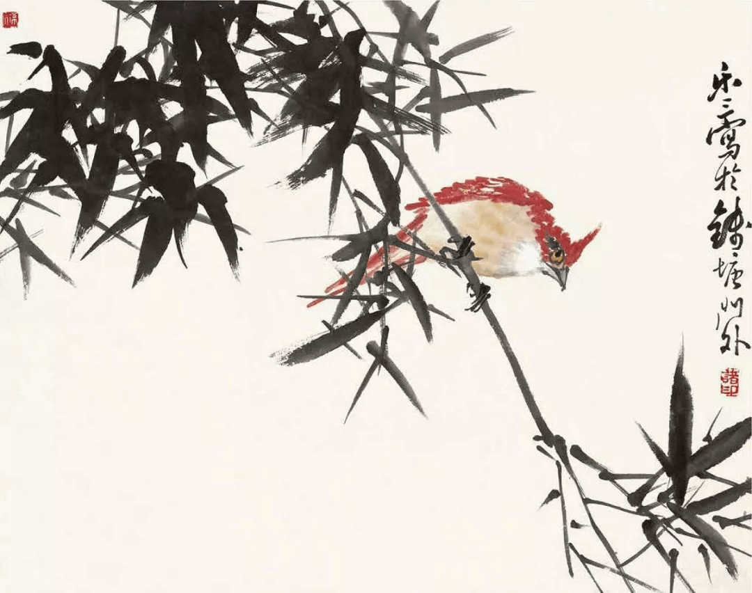 诸乐三花鸟画作品赏析