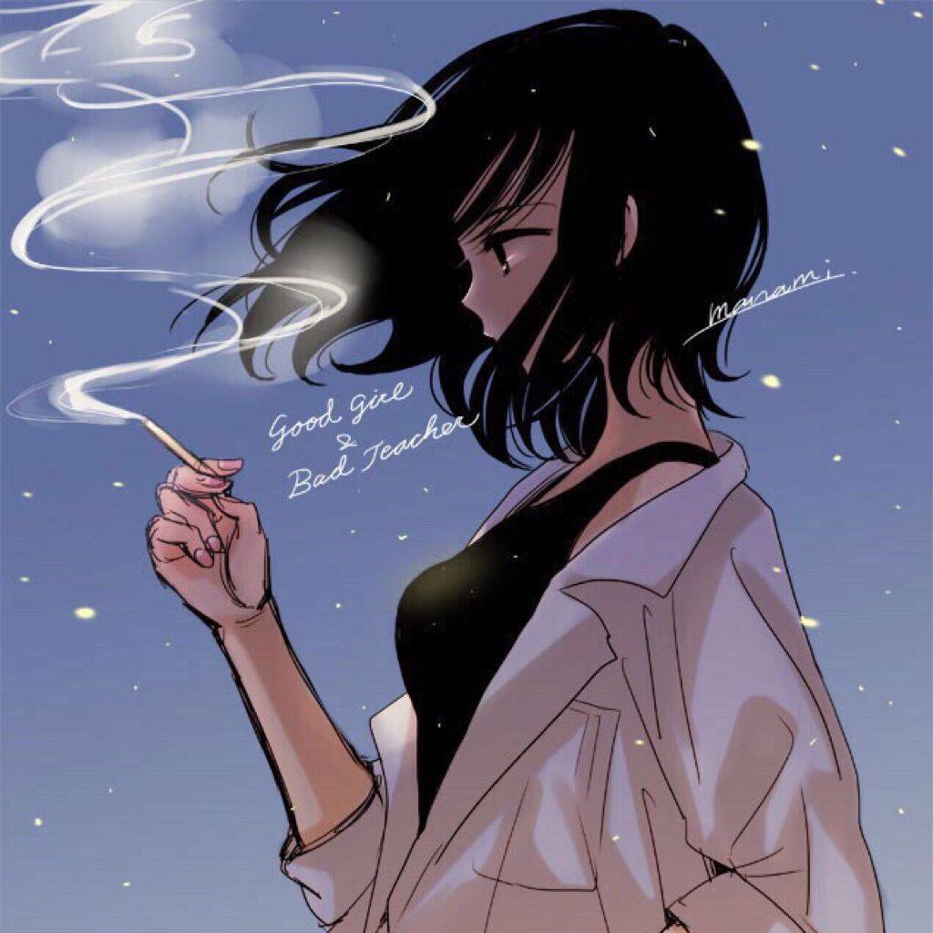 抽烟男女情侣头像是什么意思啊