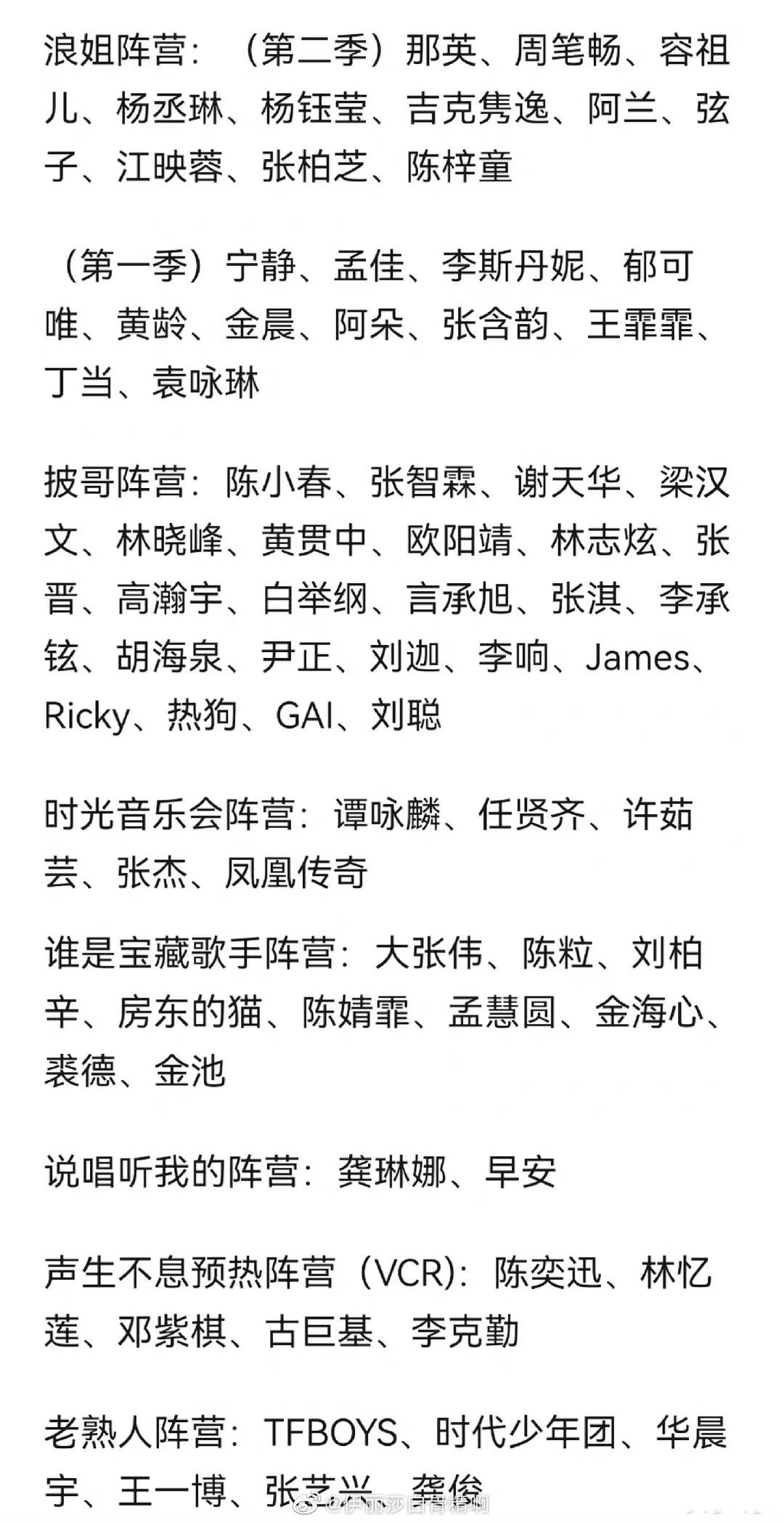 湖南卫视跨年演唱会名单,tfboys,时代少年团,龚俊,张艺兴