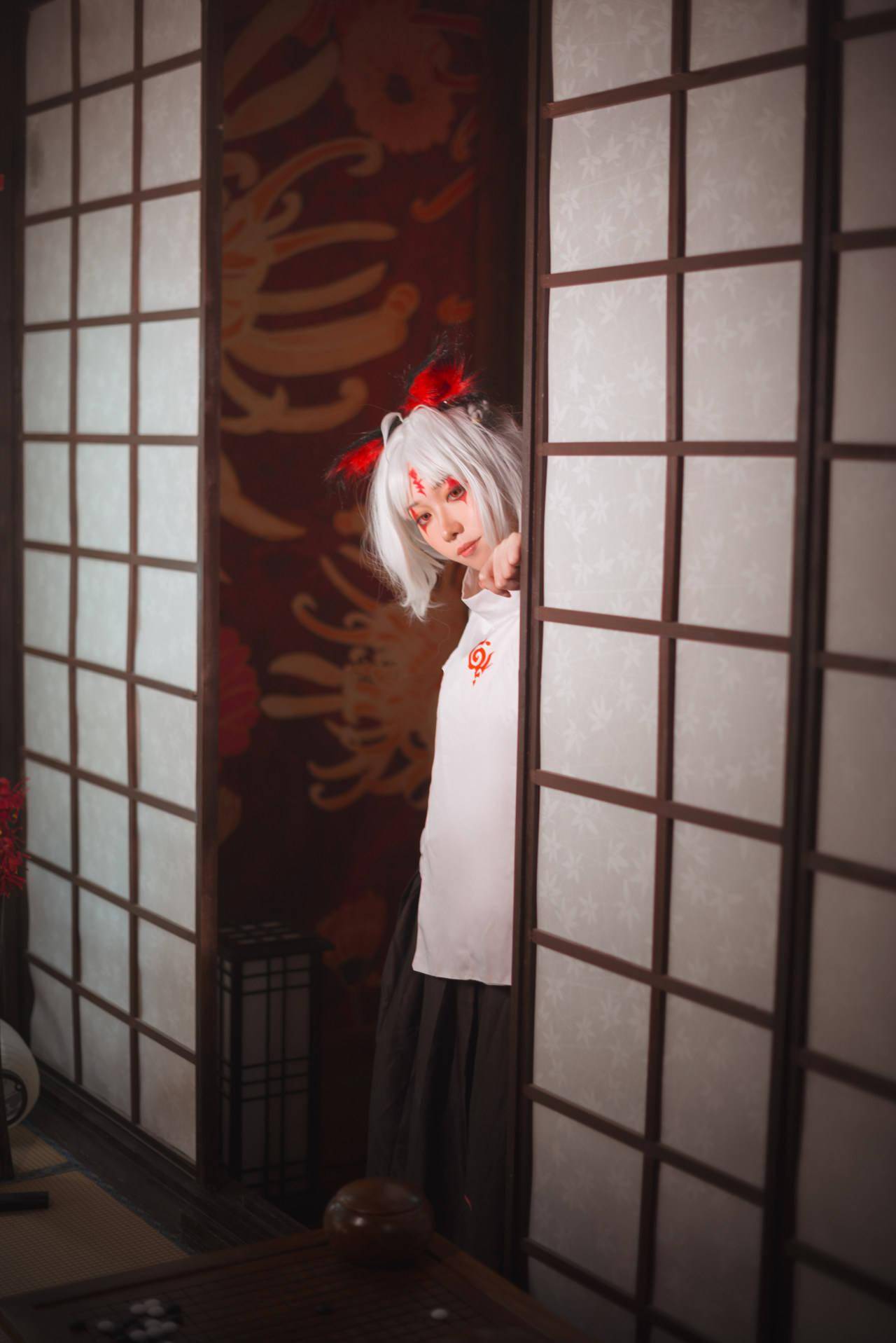 《阴阳师》白藏主cosplay_正片_图片_来源