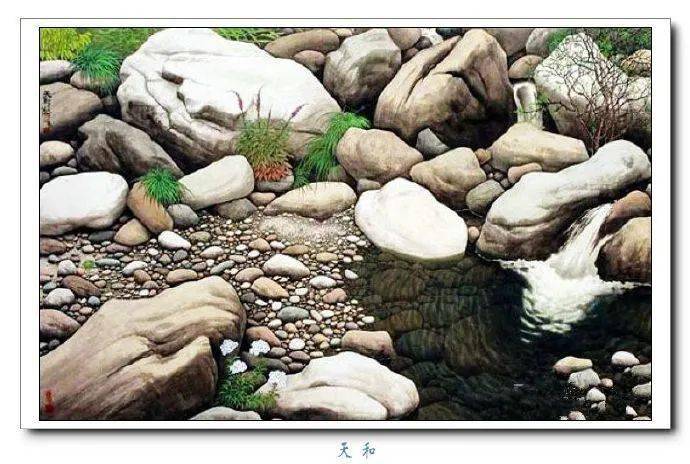 李留海石头画图片