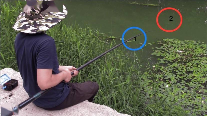 「大师求指导」窝料投放在钓点的什么位置比较合适?欢迎大师指点