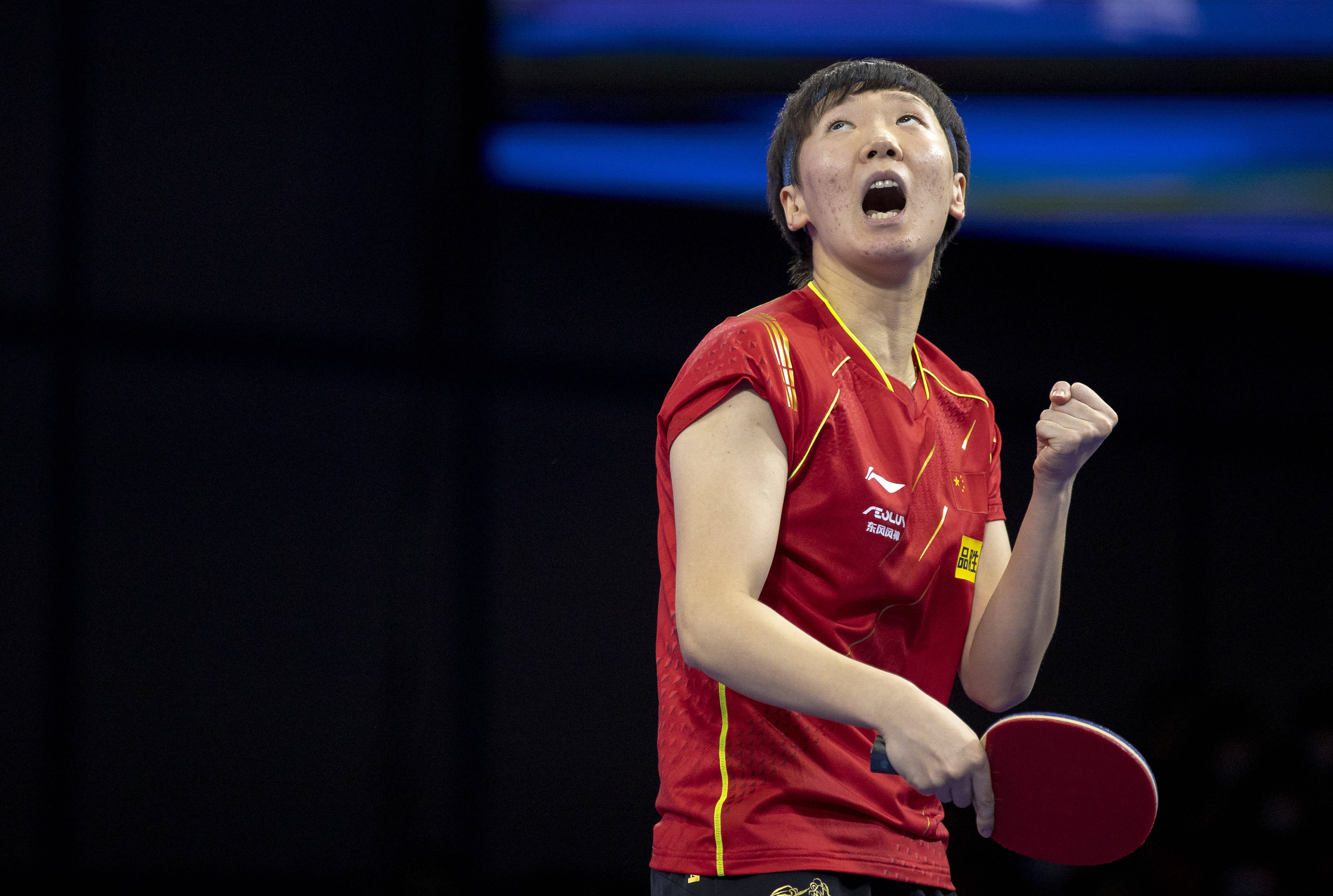 (体育)(9)乒乓球——世乒赛:王曼昱夺得女单冠军