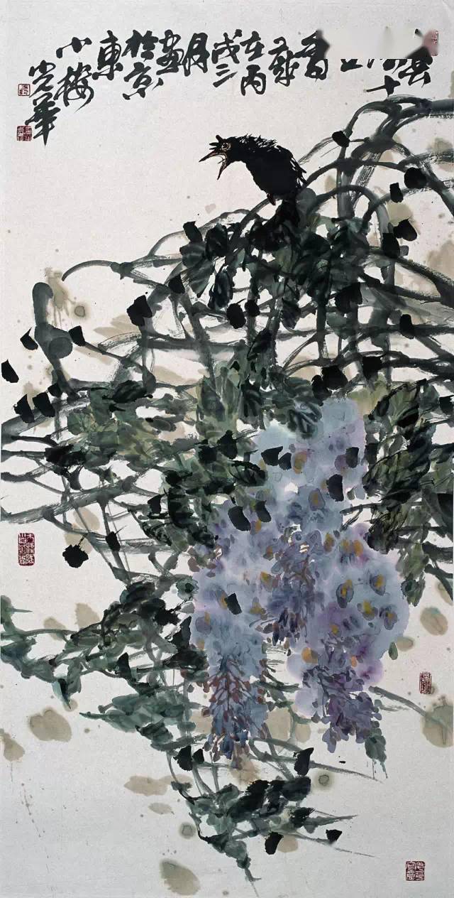 人物于光华传统大写意花鸟画的坚守与传扬者