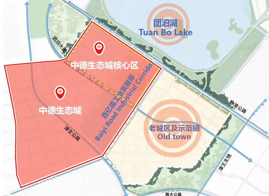 实验中学等项目落地"团泊南"!生态城2.0正式上线?