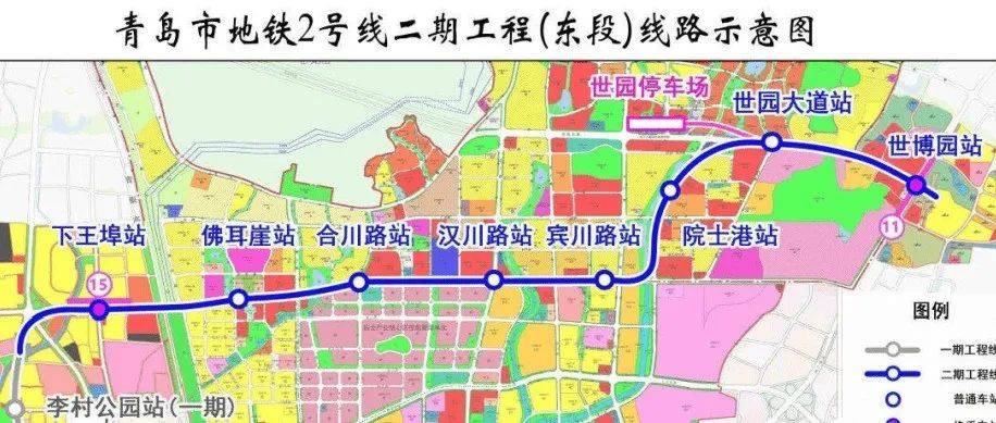 地铁2号线二期,年底开建!其它线路也即将开建!_李沧_车站_青岛