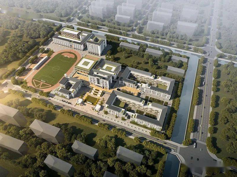 长乐高级中学新校区项目效果图出炉!_福州市_校园_山而建