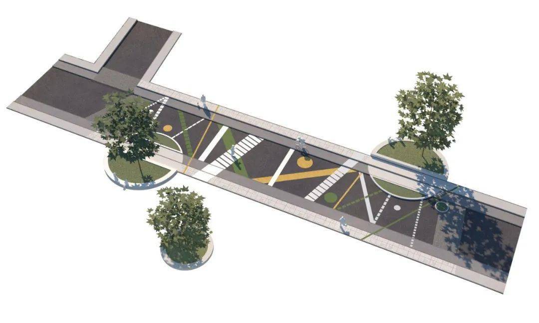 安全连接学校道路,你看这设计可否?