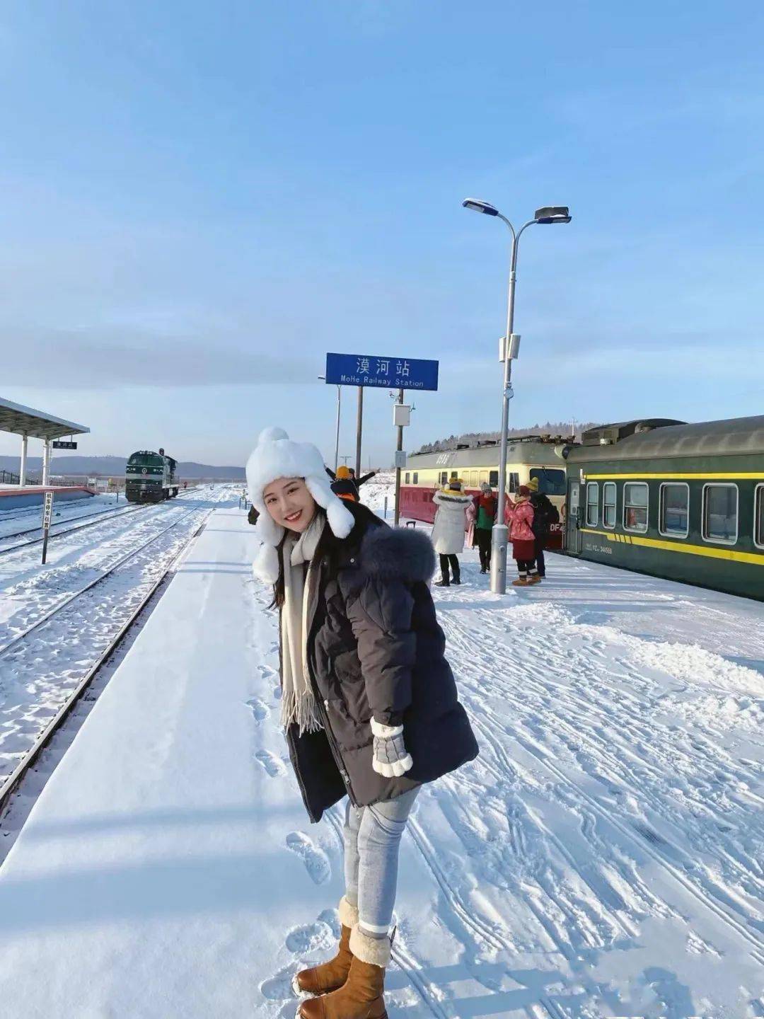 一半芬兰 一半北海道 雪国列车穿越森林秘境 偶遇驯鹿精灵 零下40 看极光美翻了 漠河 By Photo