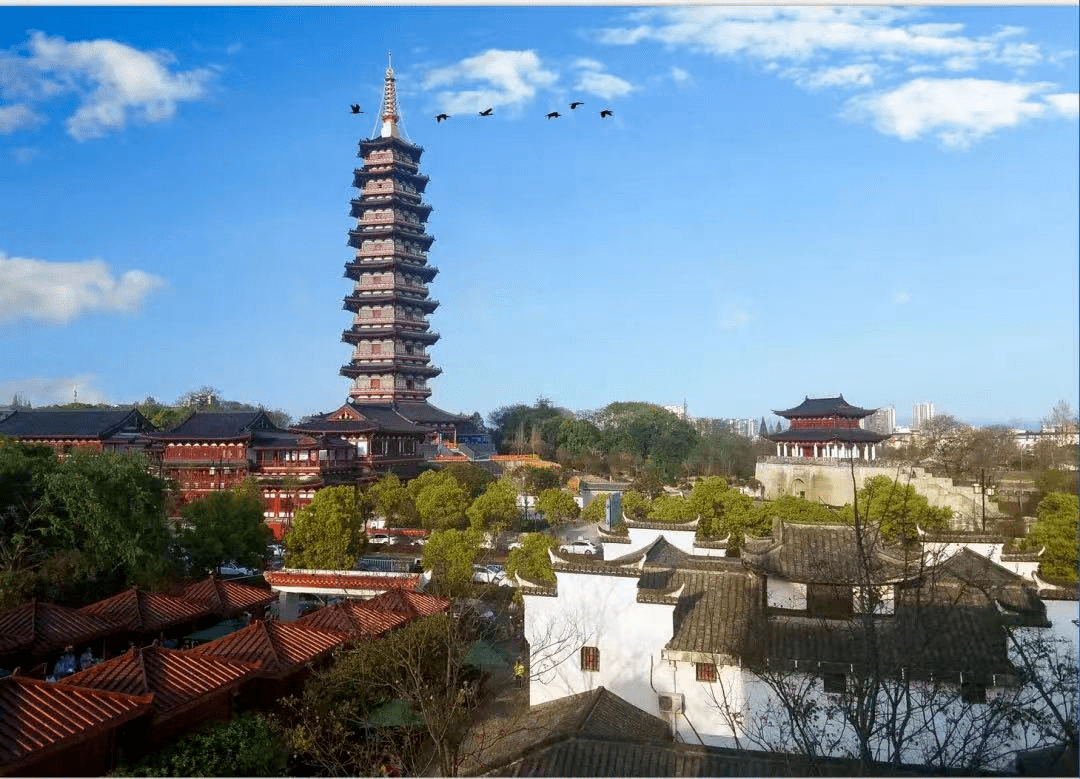 金华婺州古城图片