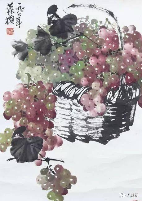 八雅轩丨八雅丹青国画中最美的葡萄都在这里了大饱眼福