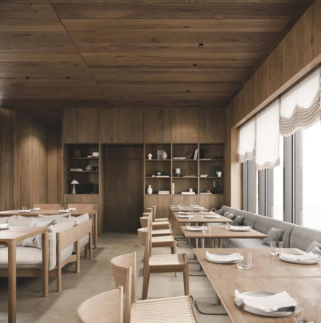 【川谷堂】原木风餐厅设计,自然柔和!_milano_风格特征_传统