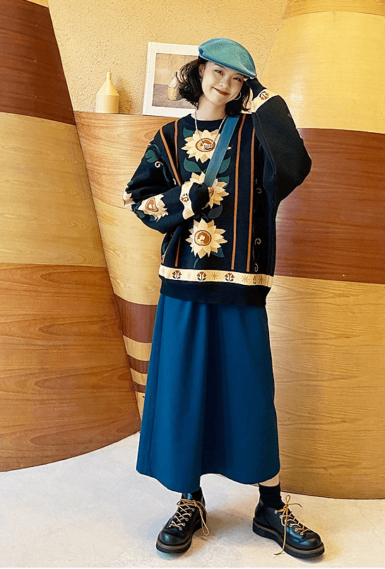 氛围 冬天第1套look，跪求你这样穿，好看又高级！！