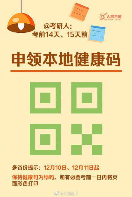 监测|考研人的防疫准考套装