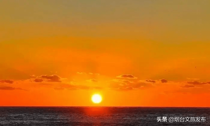 海面|长岛晚霞，一处藏在山海尽头的冬色秘境