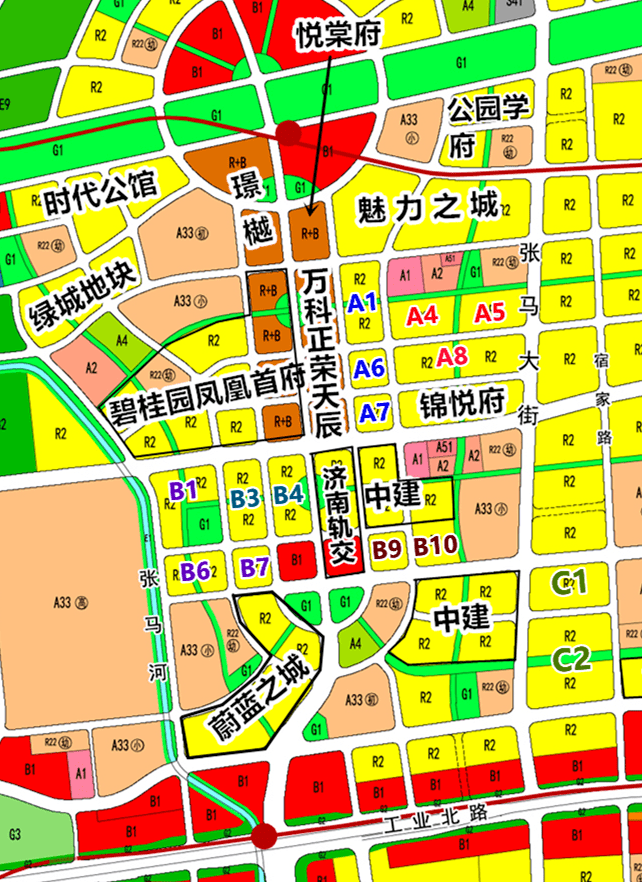 张马片区最新规划图图片