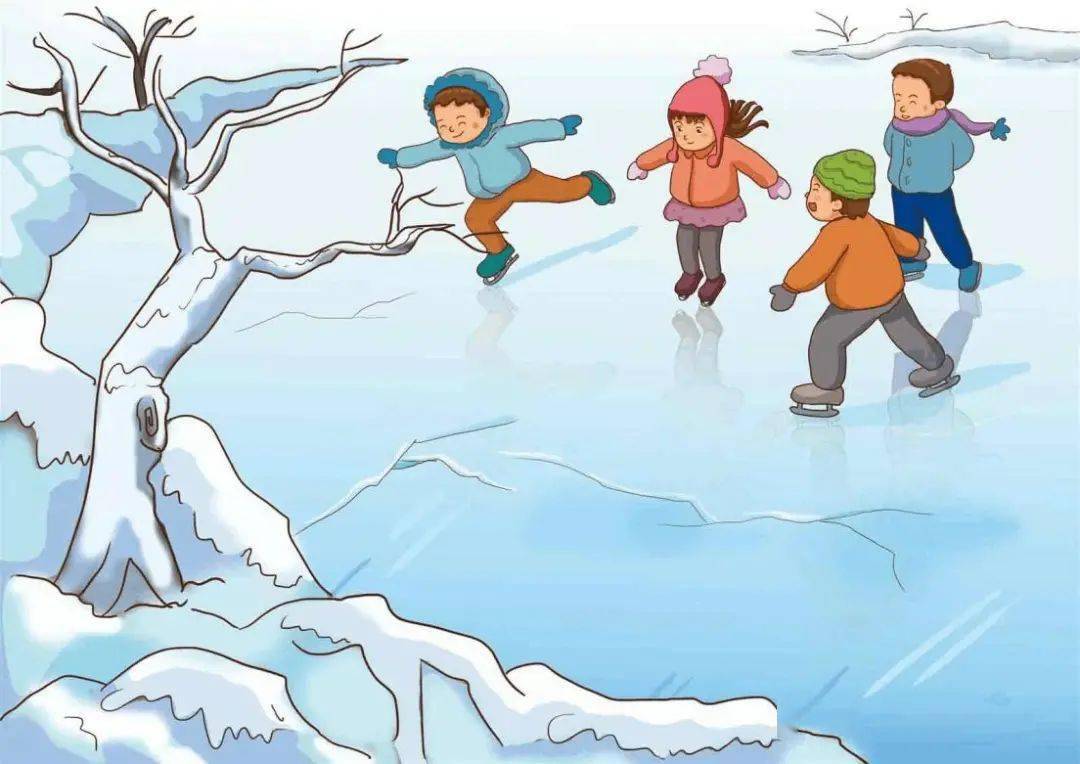 大雪至,寒冬始_今日大雪_滑冰_冰块