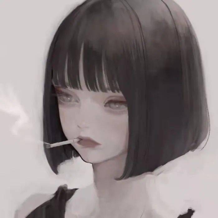 动漫女生头像 :凡事不必太在意,一切随缘随心_剪辑_二次元_壁纸