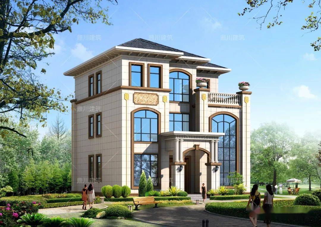 回村32万建了这款三层别墅,网友却纷纷表示不信_农村_房子_的设计