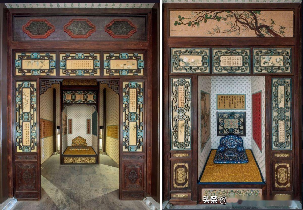 在故宫600大展"丹宸永固"上展出了来自宁寿宫的门窗槅扇等物件,无不