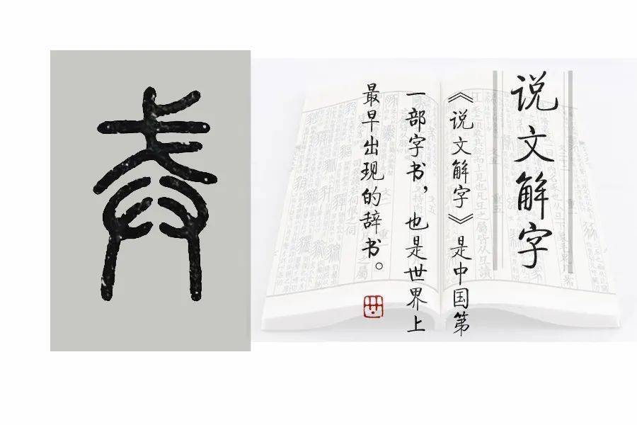 (戒的小篆寫法)(【說文解字】之497,部分圖片源自網絡)字形演變圖來源