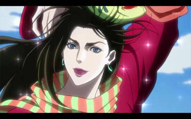 jojo:恩雅,多么好听的名字,可惜是个丑老太婆_dio_凯尔_倒吊男