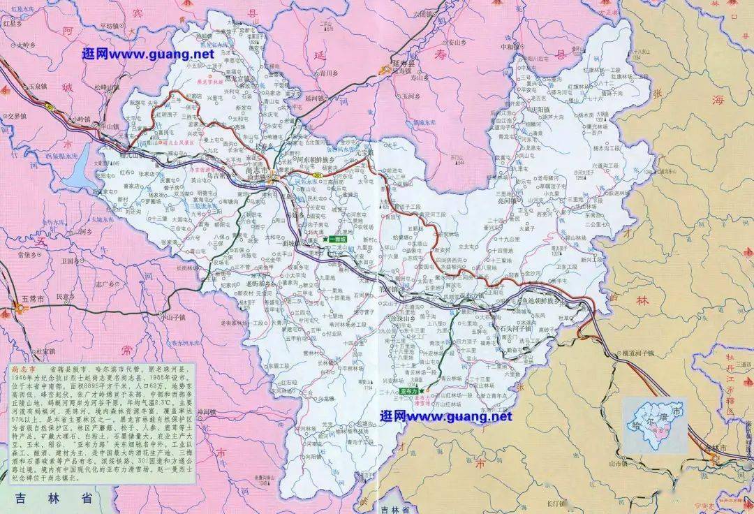 吉林省靖宇县地图图片