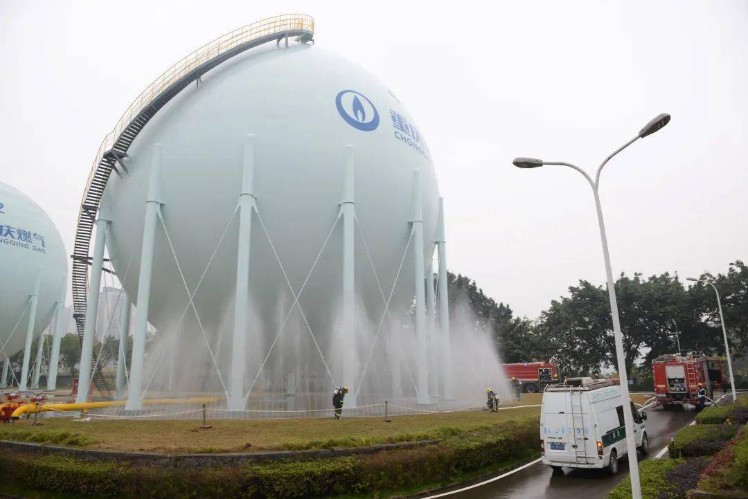 2021年重庆市天然气球罐泄漏应急救援演练成功举行_燃气_全市_预案