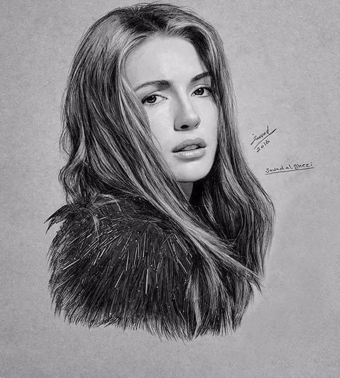 从画渣逆袭到绘画大神,他只用了三年!_素描_线条_人物