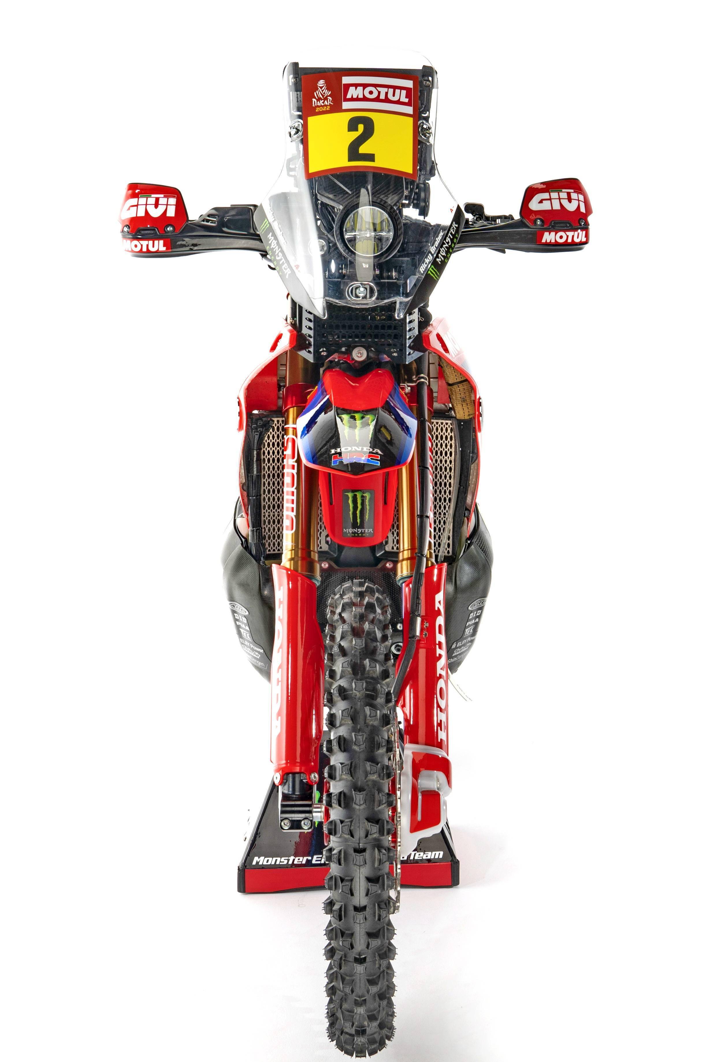 hrc2022达喀尔工厂赛车crf450rally