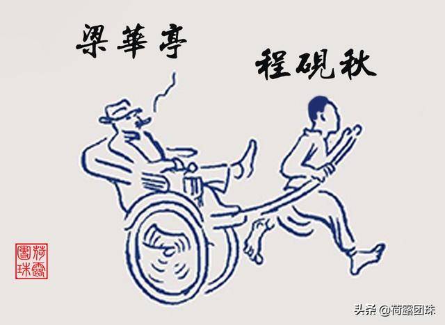 北京的一家报纸登出了这么一幅漫画,漫画画着一位人力车夫,气喘吁吁汗