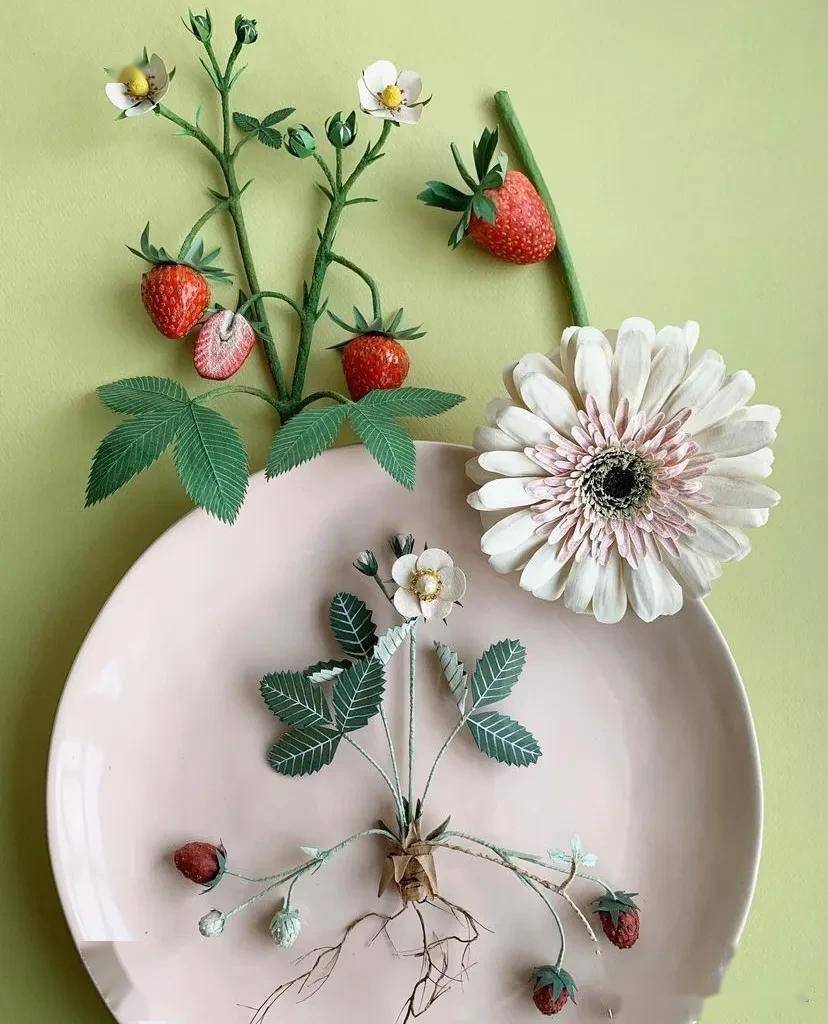 纸艺花卉艺术家妙手生花