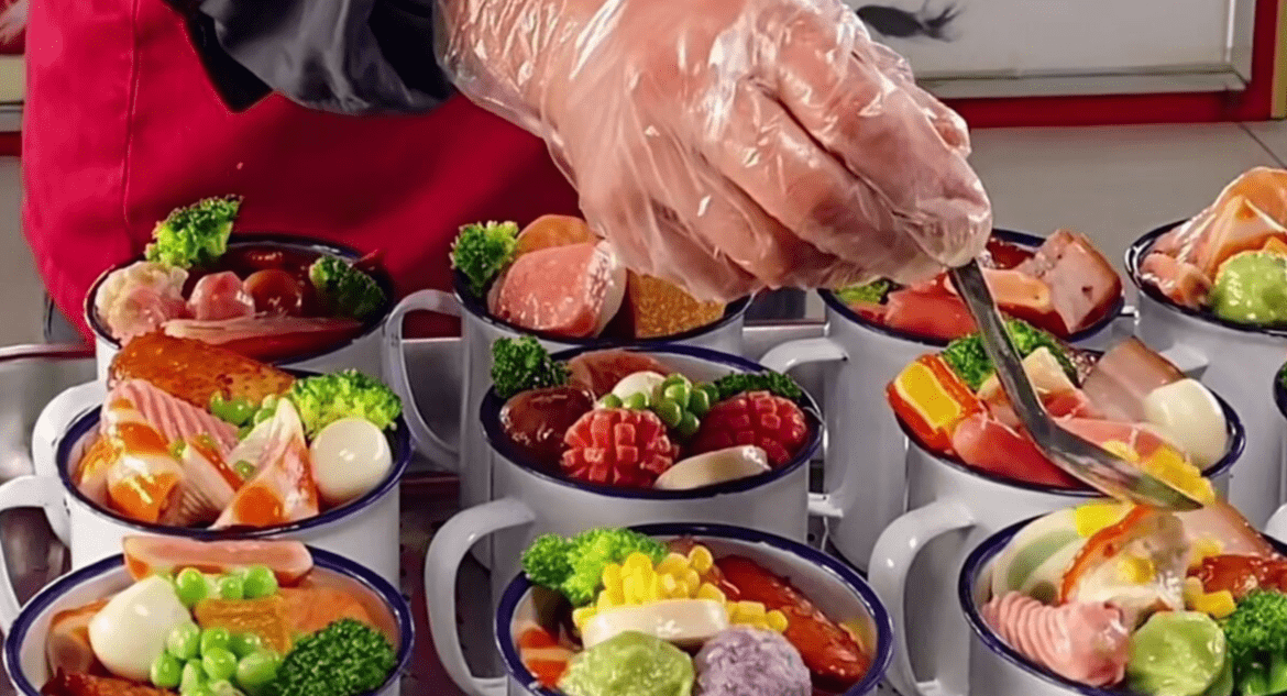 山东00后美女工地旁卖茶缸饭颜值高走红工友却不买账啥玩意