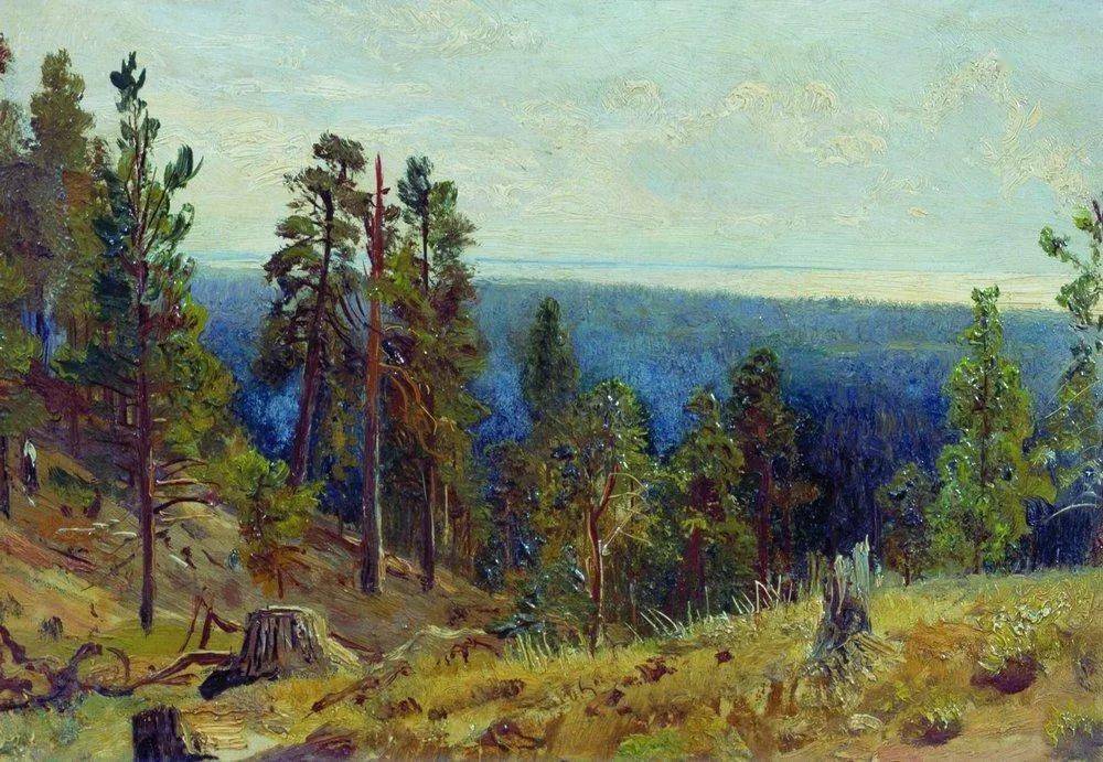 俄罗斯伟大风景画家希施金笔下的森林雄伟豪放,独具个性!_ivan_俄国_