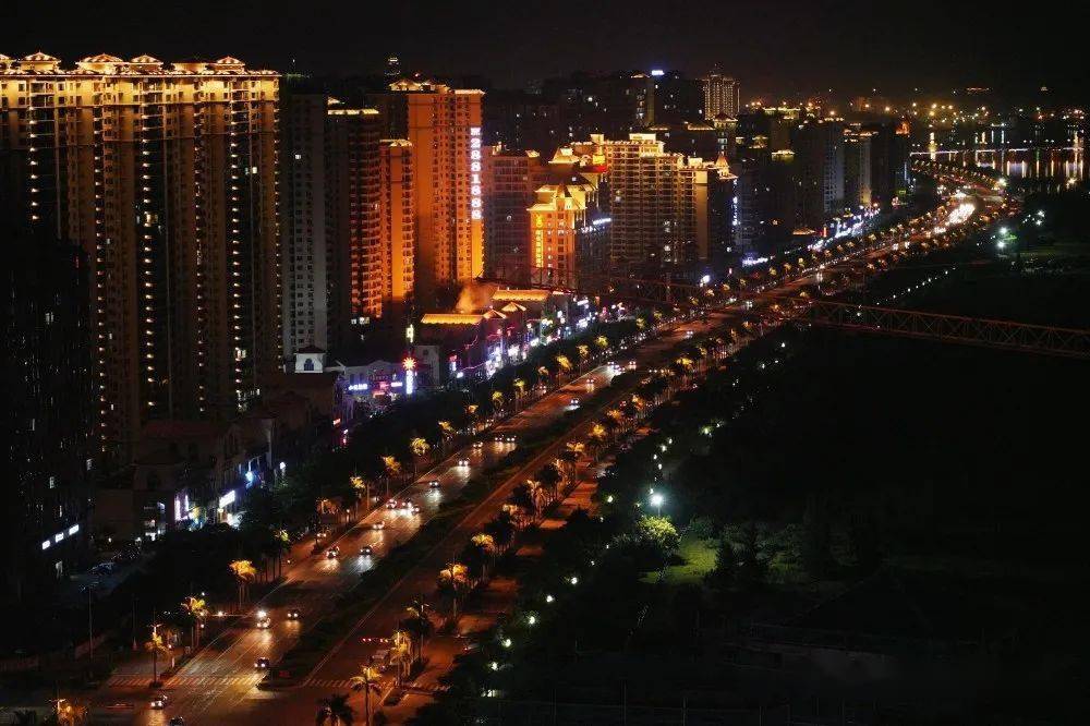 防城港市夜景图片