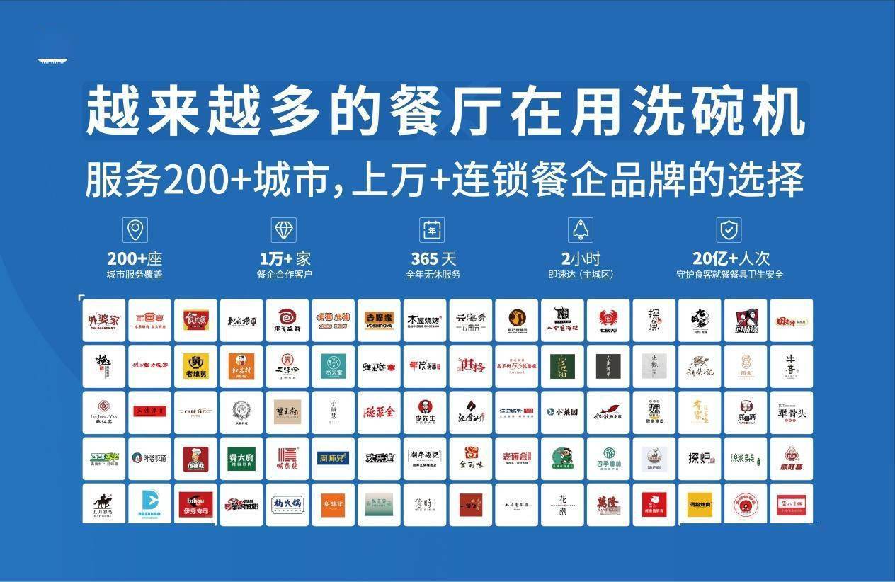 洗碗机|荣膺2021优秀餐饮解决方案服务商，上万个连锁餐企品牌都选择厨芯