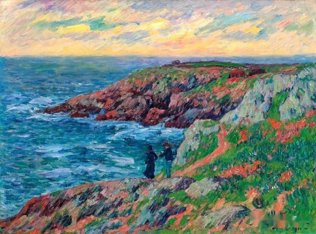 这位印象派画家的风景画,色彩超美!_书画_山西_亨利·莫雷特