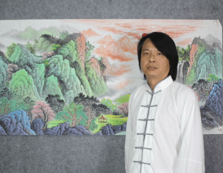 洪山,原名洪凯,我国著名画家,书法家,一级美术师,于1973年出生于湖北