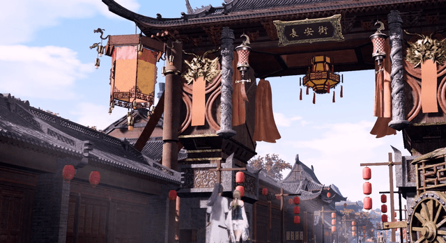 由索以文化制作的动漫《长安幻街》在剧情和人物角色的建模上都还算中