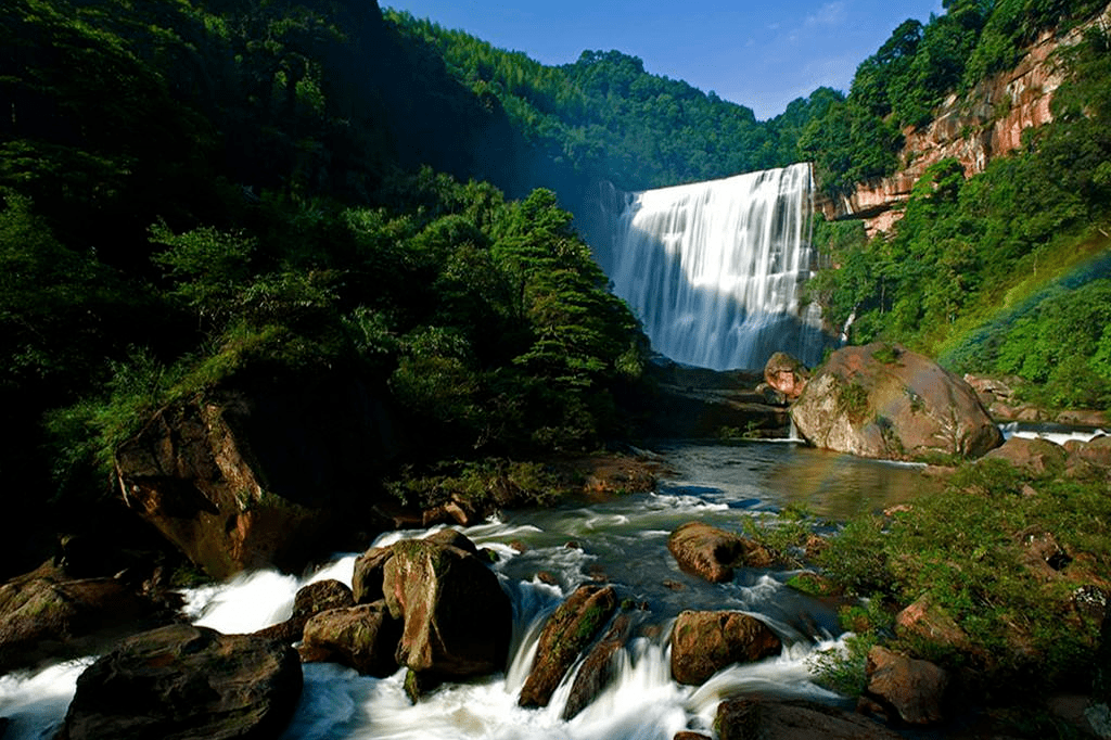 疑似银河天上落，蓬莱仙景降尘寰--赤水大瀑布