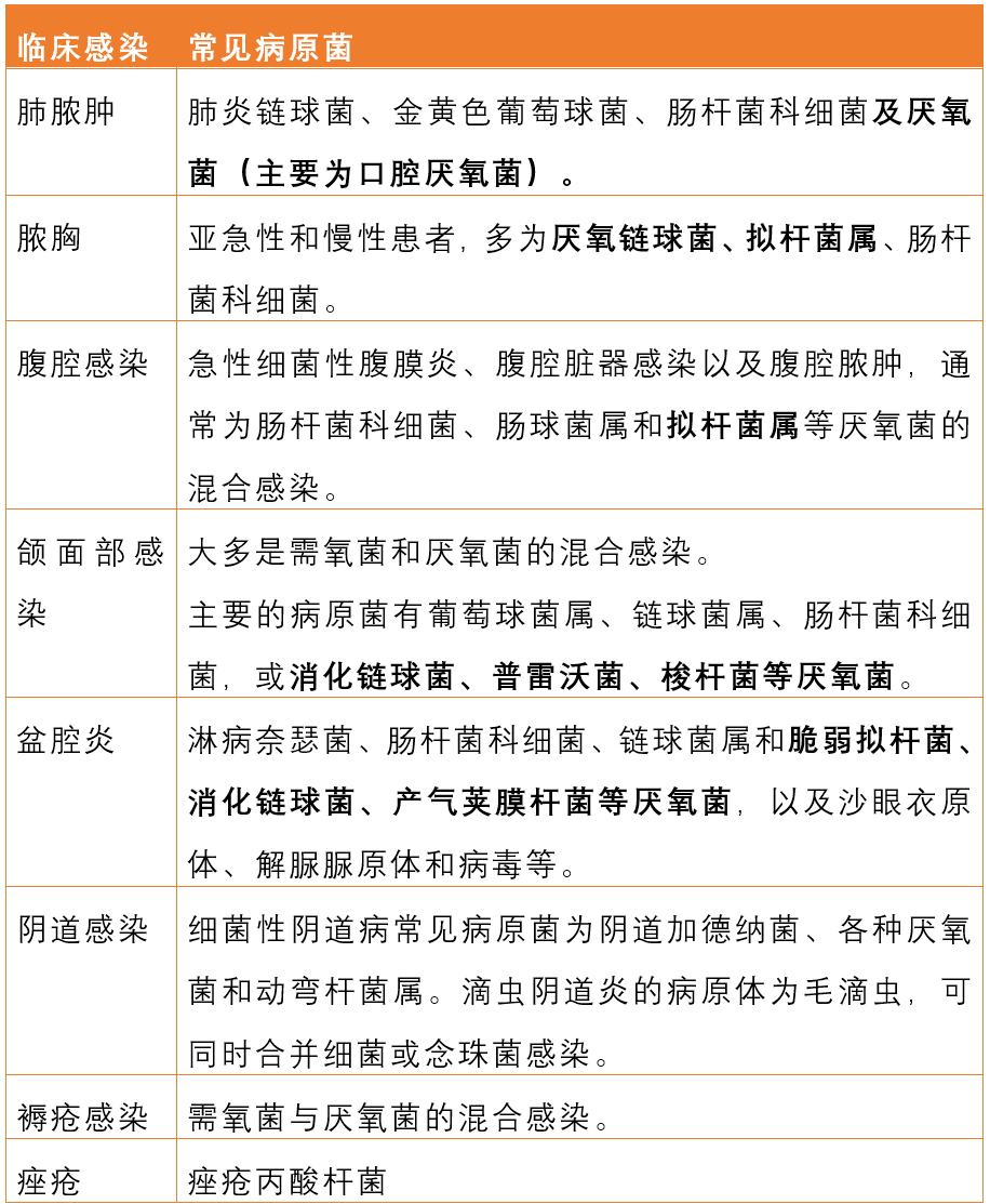 临床常用抗厌氧菌药物汇总收藏