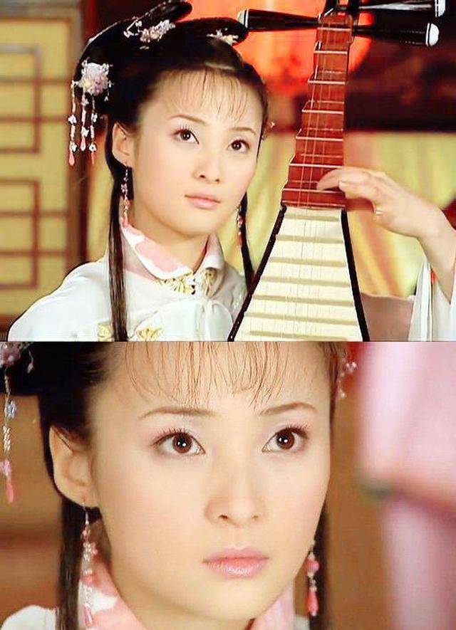 十六年前的还珠格格古典美人蒋勤勤就已经留空气刘海了