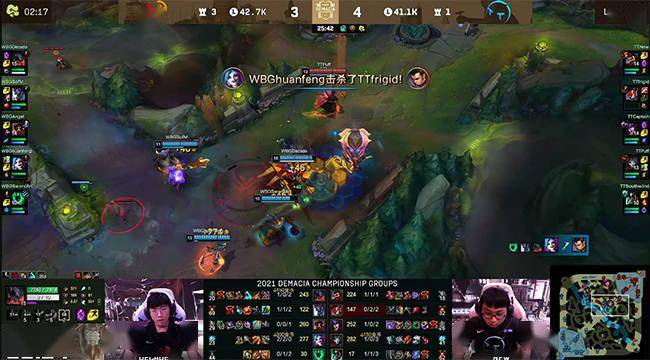 先锋|LOL-德杯：TT打野赵信“专业送大龙”，WBG窒息运营稳健获胜