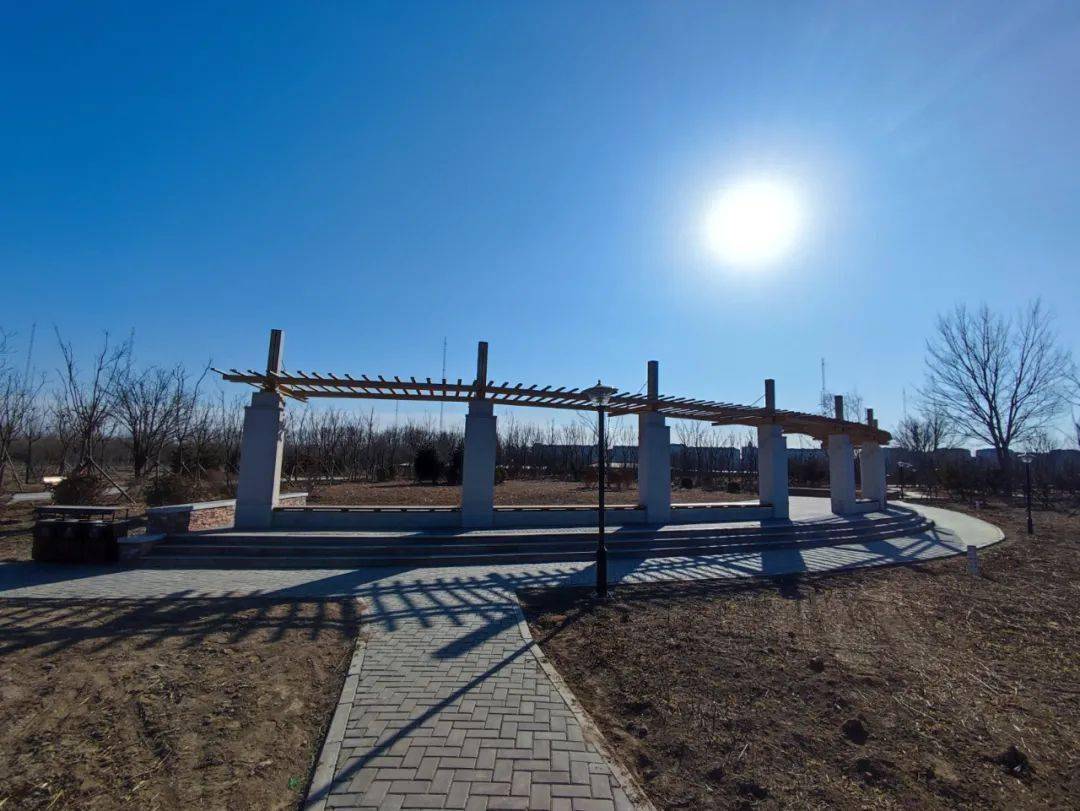 昌平这所新建公园"挂牌"了_东三旗村_郊野_绿化
