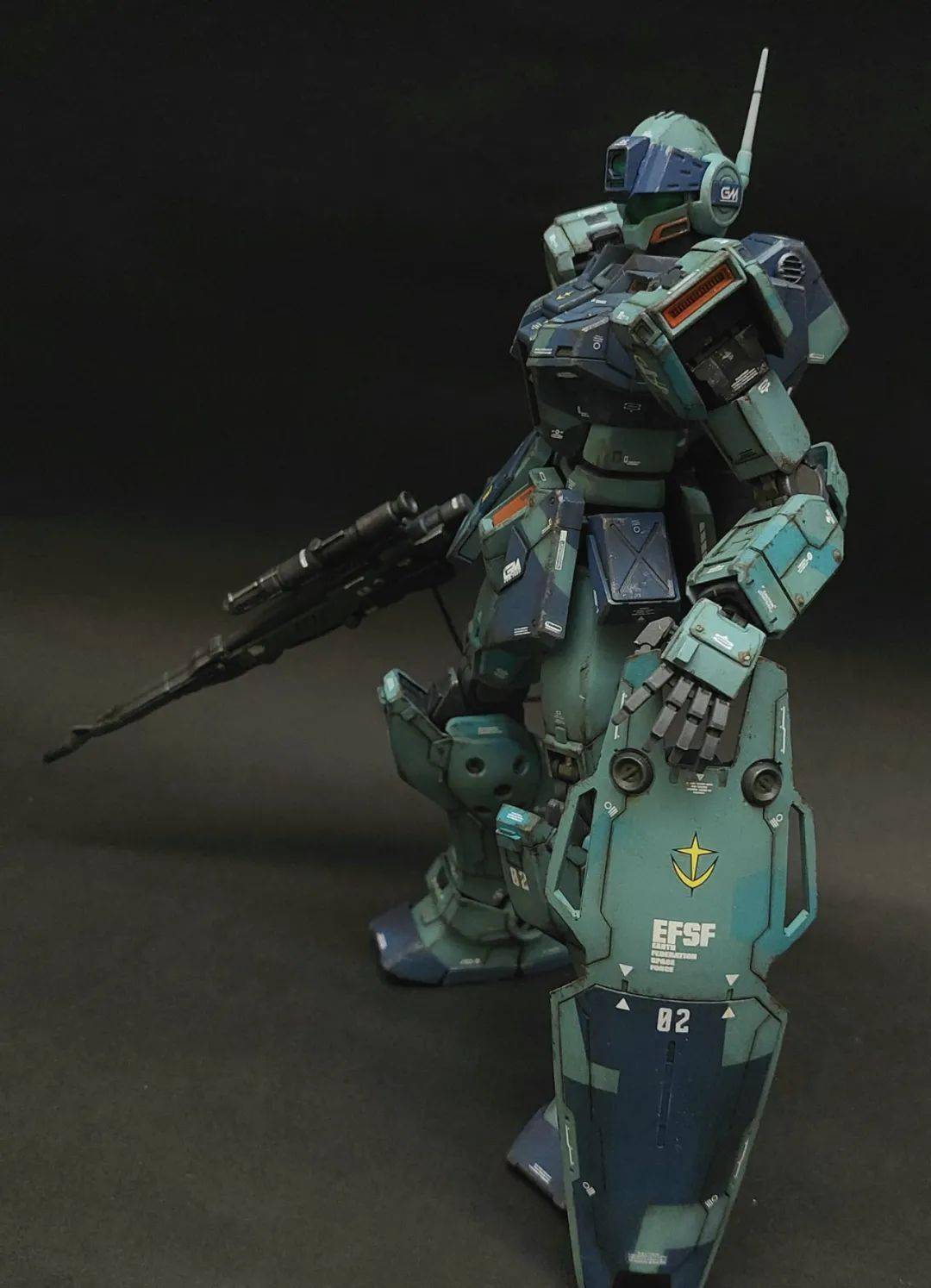 的高达类型模型这种色彩厚重的真实系机体mg gm sniper ll rgm-79sp