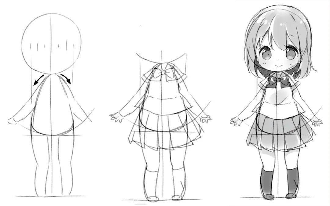 2分钟助你画出最可q版角色极简绘画技巧来喽